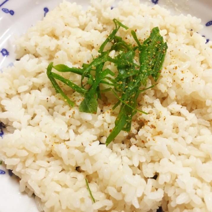 味付けして炊飯するだけ！醤油ゴマごはん